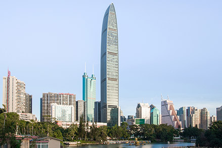 深圳京基100大厦 建筑外观拍摄